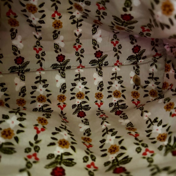 ✨Like New!✨ Vera Bradley Premium Cotton Mini Hathaway Tote, Garden Paisley - Picture 5 of 5